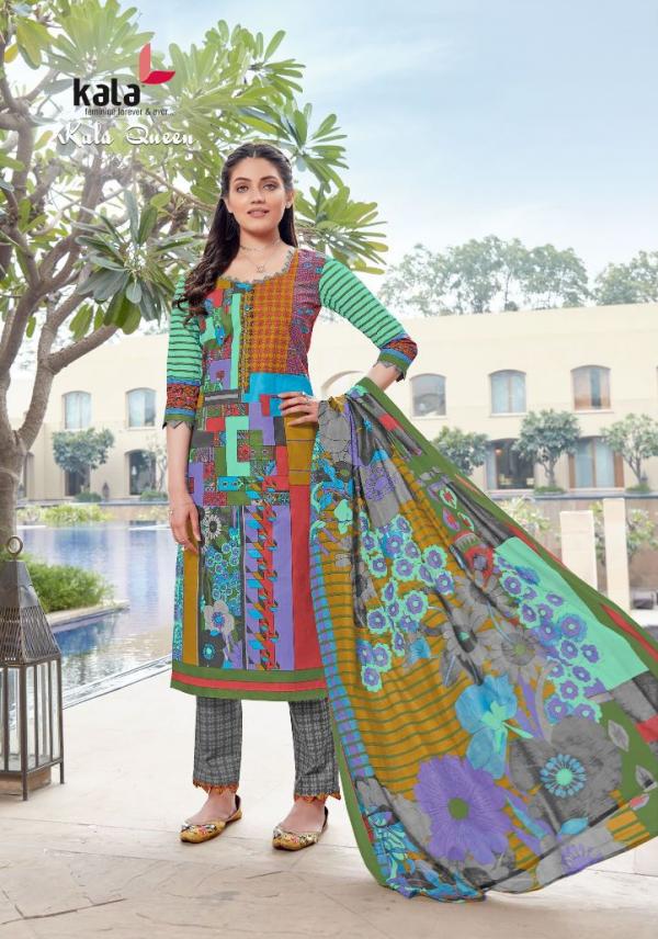 Kala Queen Fancy Cotton Printed Dress Materials